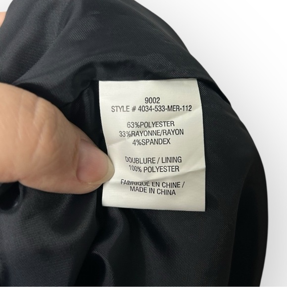 Laura Petites Black Pencil Skirt 2 - Picture 6 of 6